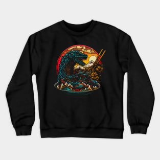 Ramen Godzilla Crewneck Sweatshirt